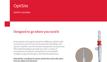 OptiSite cannula product brochure